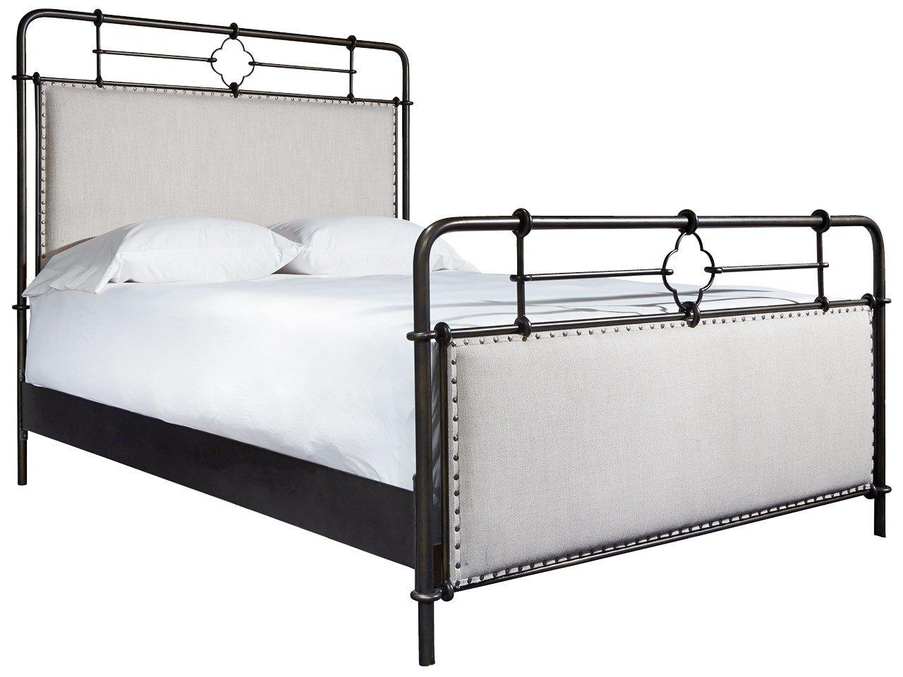 Curated Upholstered Metal Bed - Remutear