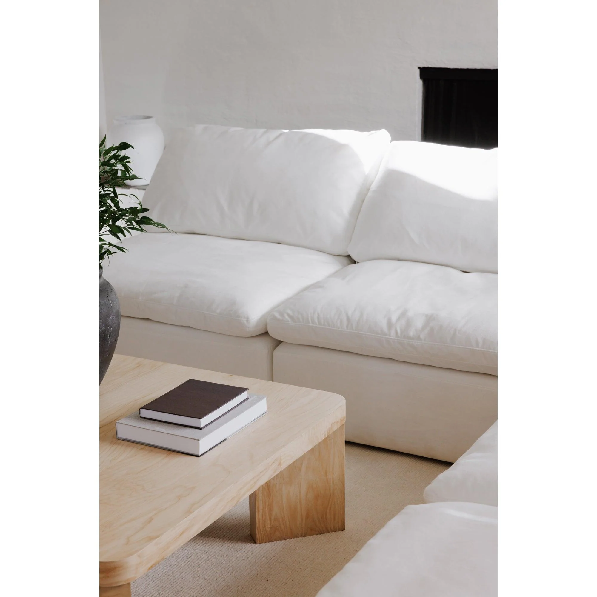Terra Condo Dream Modular Sectional Performance Fabric White - Remutear
