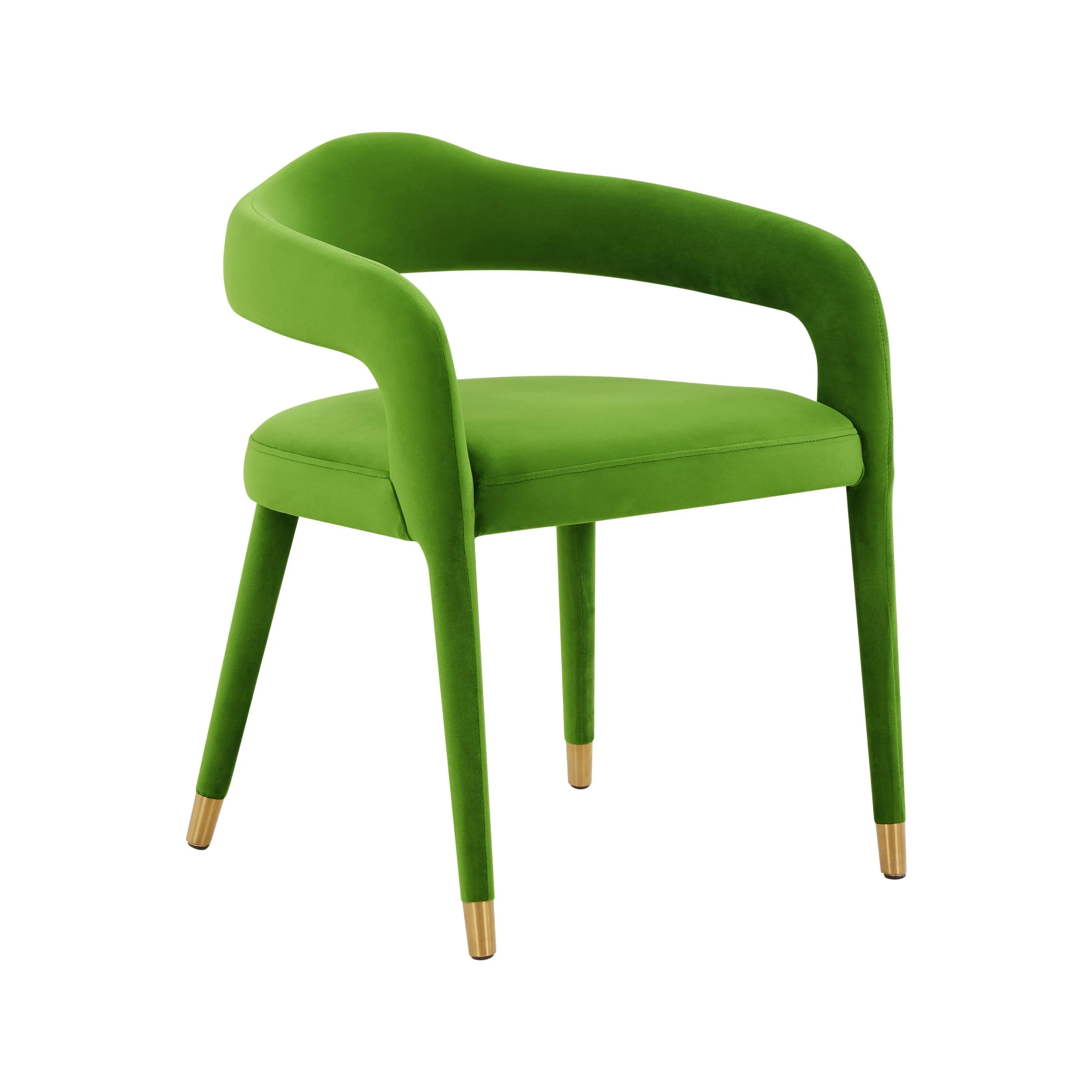 Lucia Green Velvet Dining Chair - Remutear
