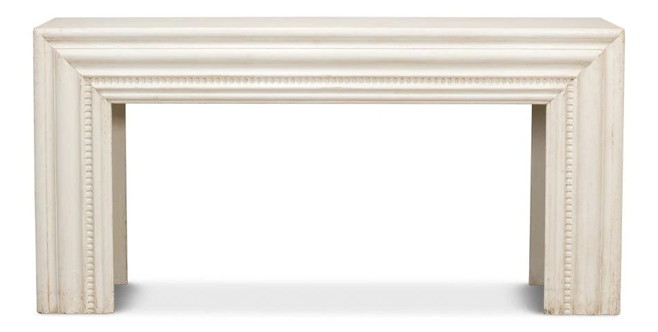 Mantel Console - Antique White - Remutear