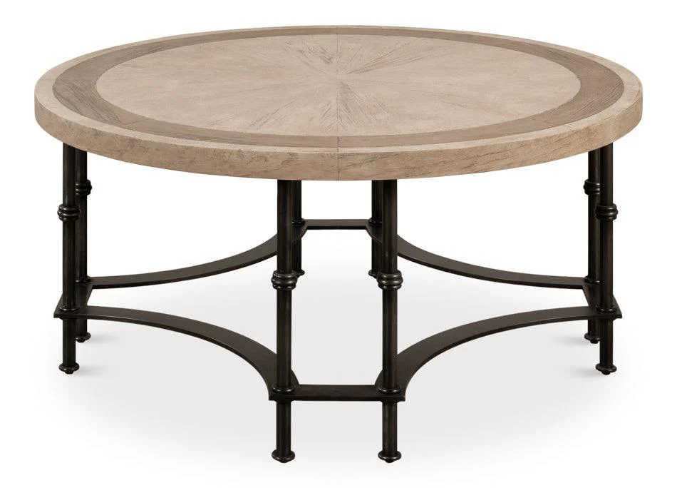 Chisholm Equestrian Cocktail Table - Grey - Remutear