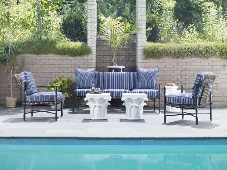 Outdoor Corinthian Column Side Table - Remutear