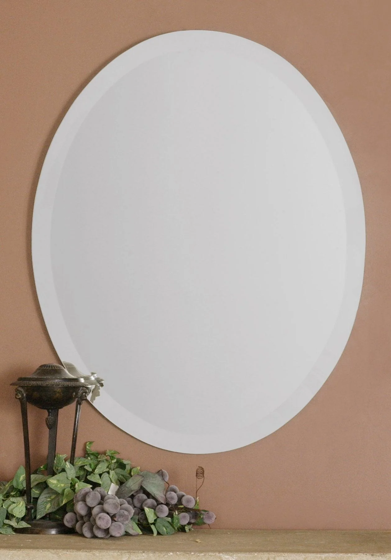 FRAMELESS VANITY OVAL MIRROR - Remutear