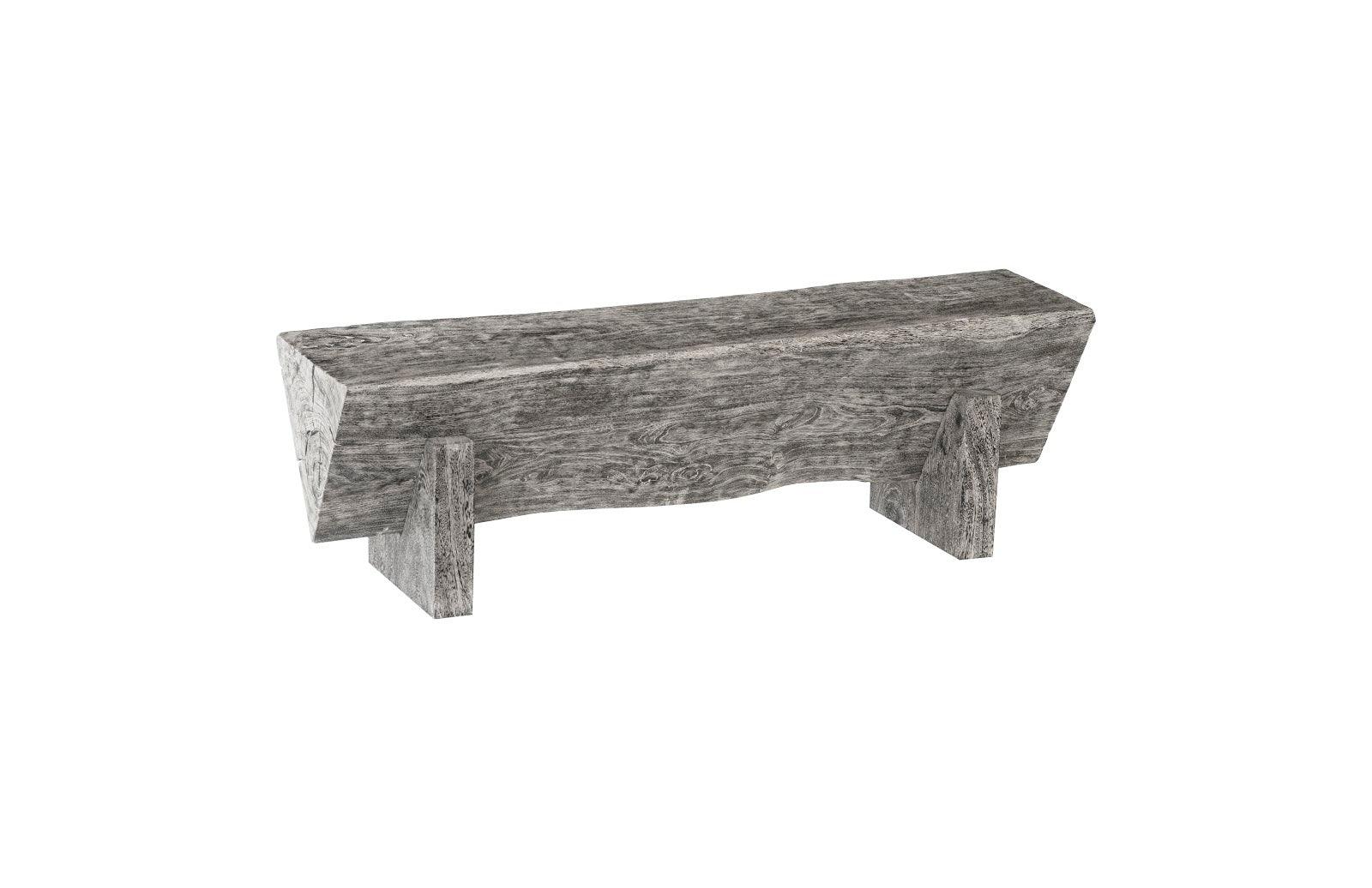 Triangle Bench, Gray Stone - Remutear