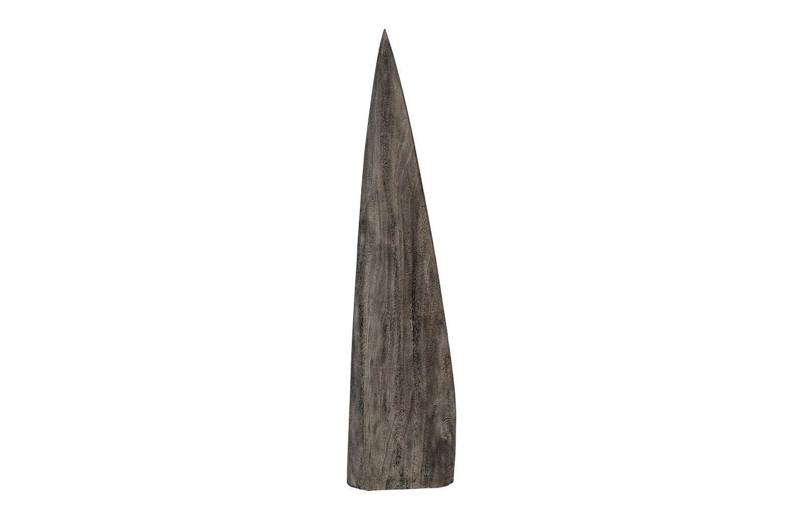 Shark Tooth Sculpture, Small, Gray Stone Finish - Remutear