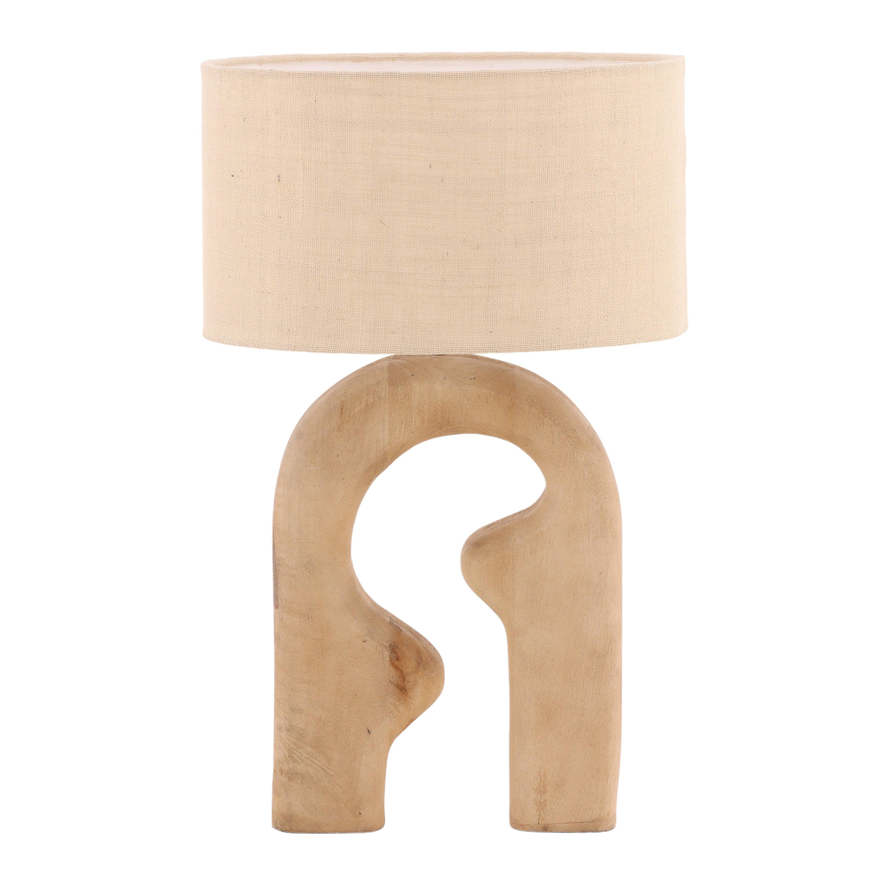 Saylor Table Lamp Natural Brown - Remutear