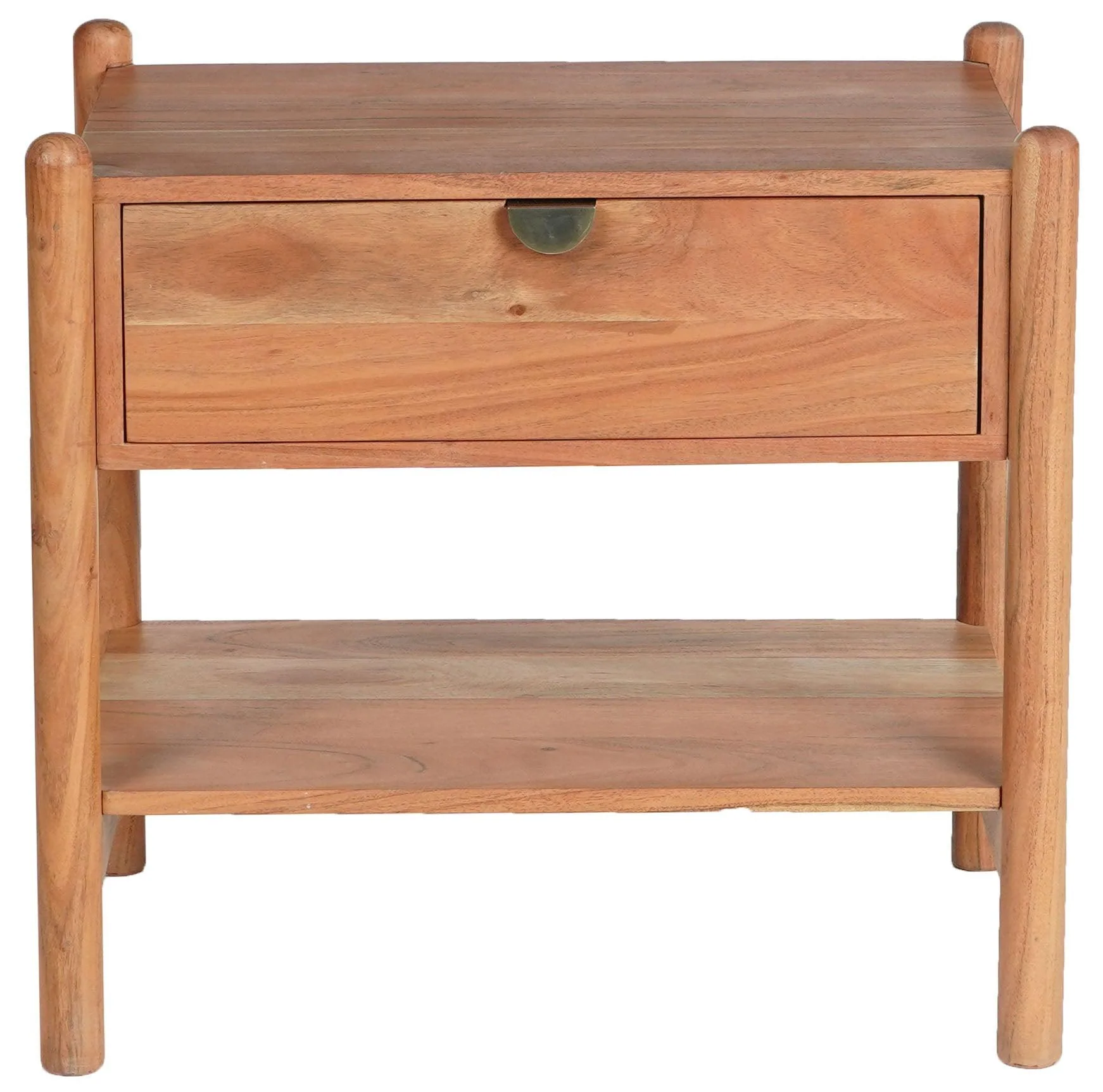 SHANTI 1 DRAWER WOOD NIGHTSTAND - Remutear