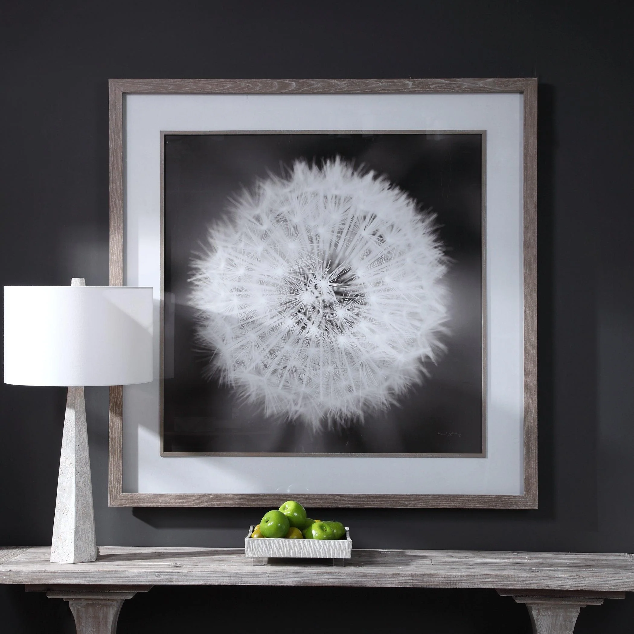 DANDELION SEEDHEAD FRAMED PRINT - Remutear
