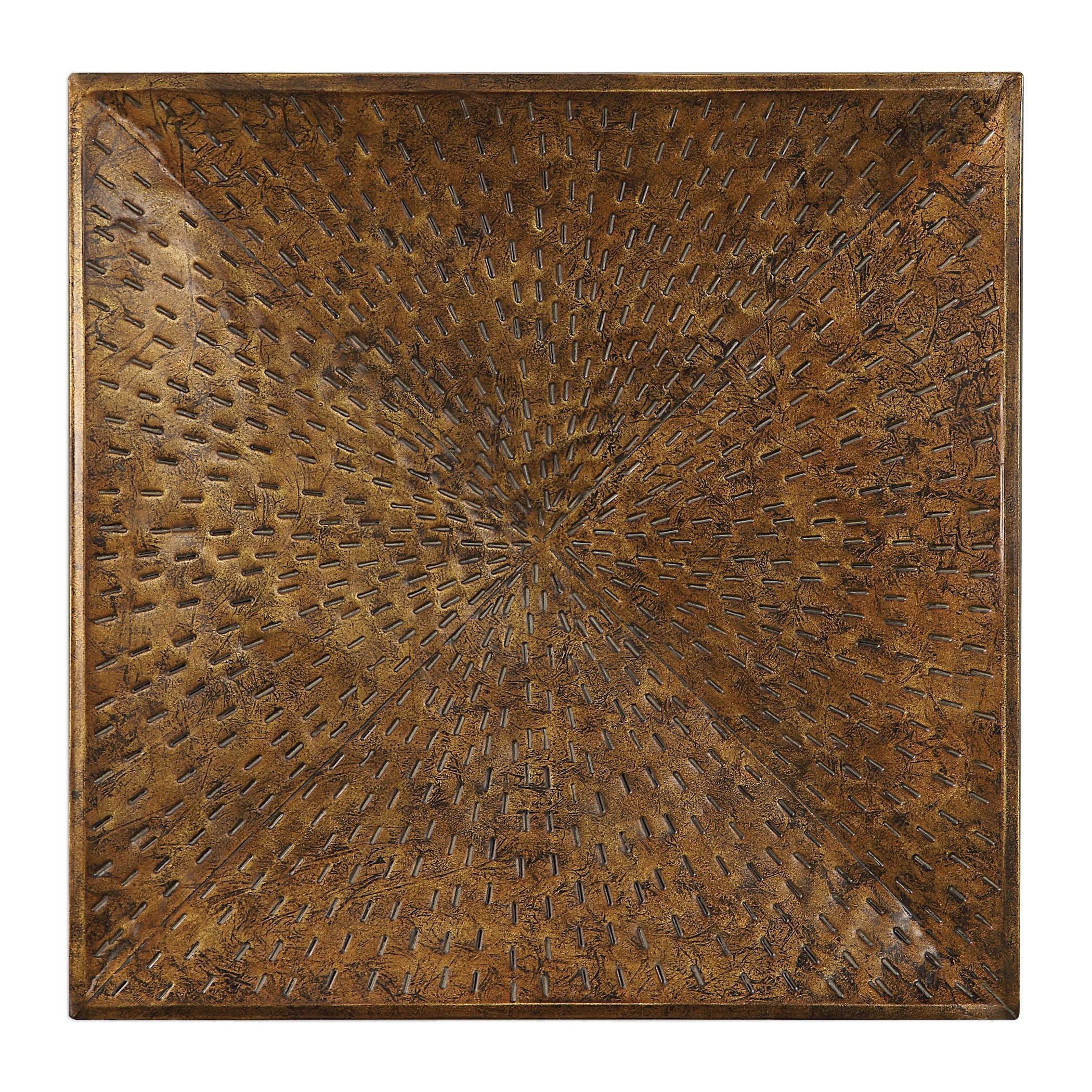 BLAISE ANTIQUED BRONZE WALL ART - Remutear