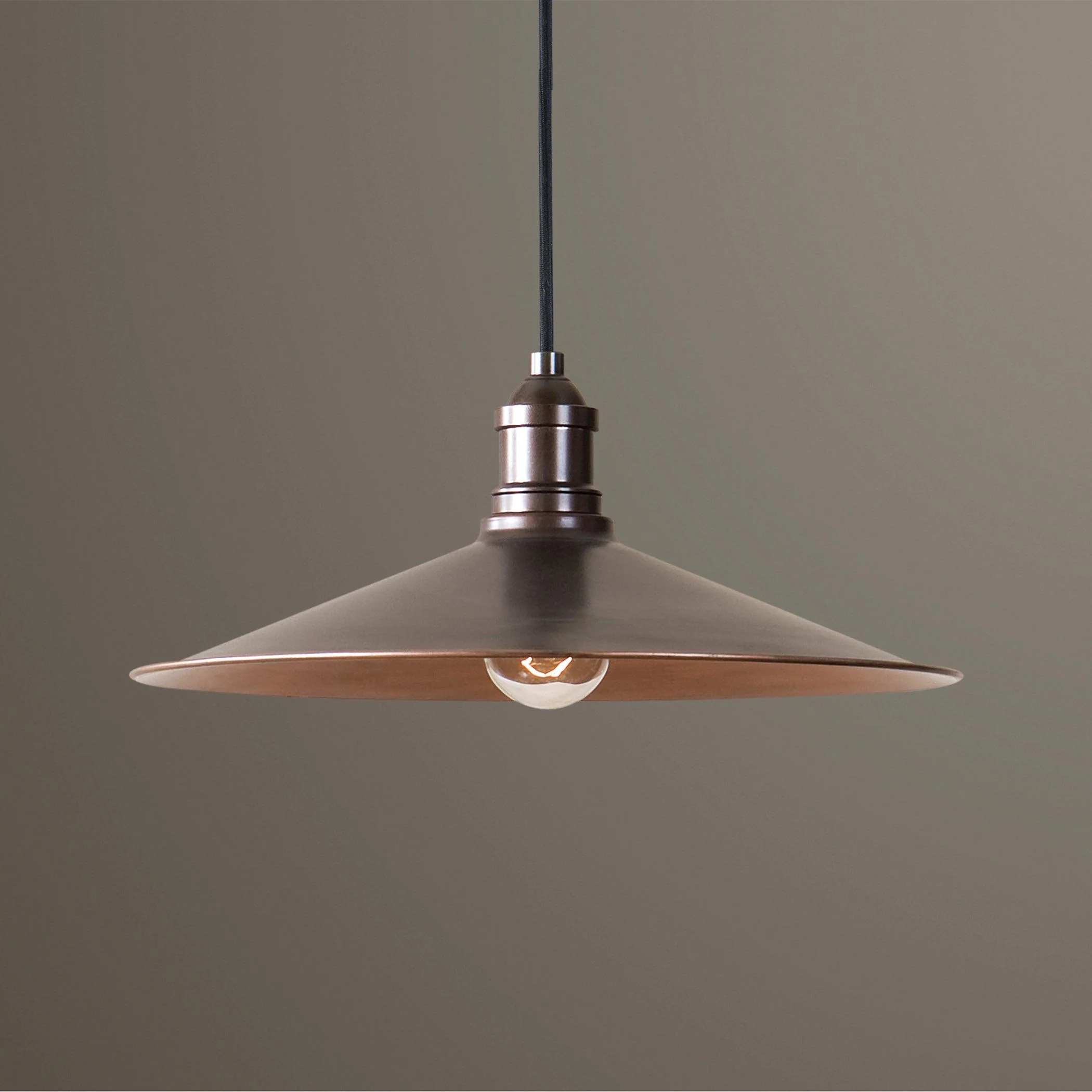 BARNSTEAD 1 LIGHT COPPER PENDANT - Remutear