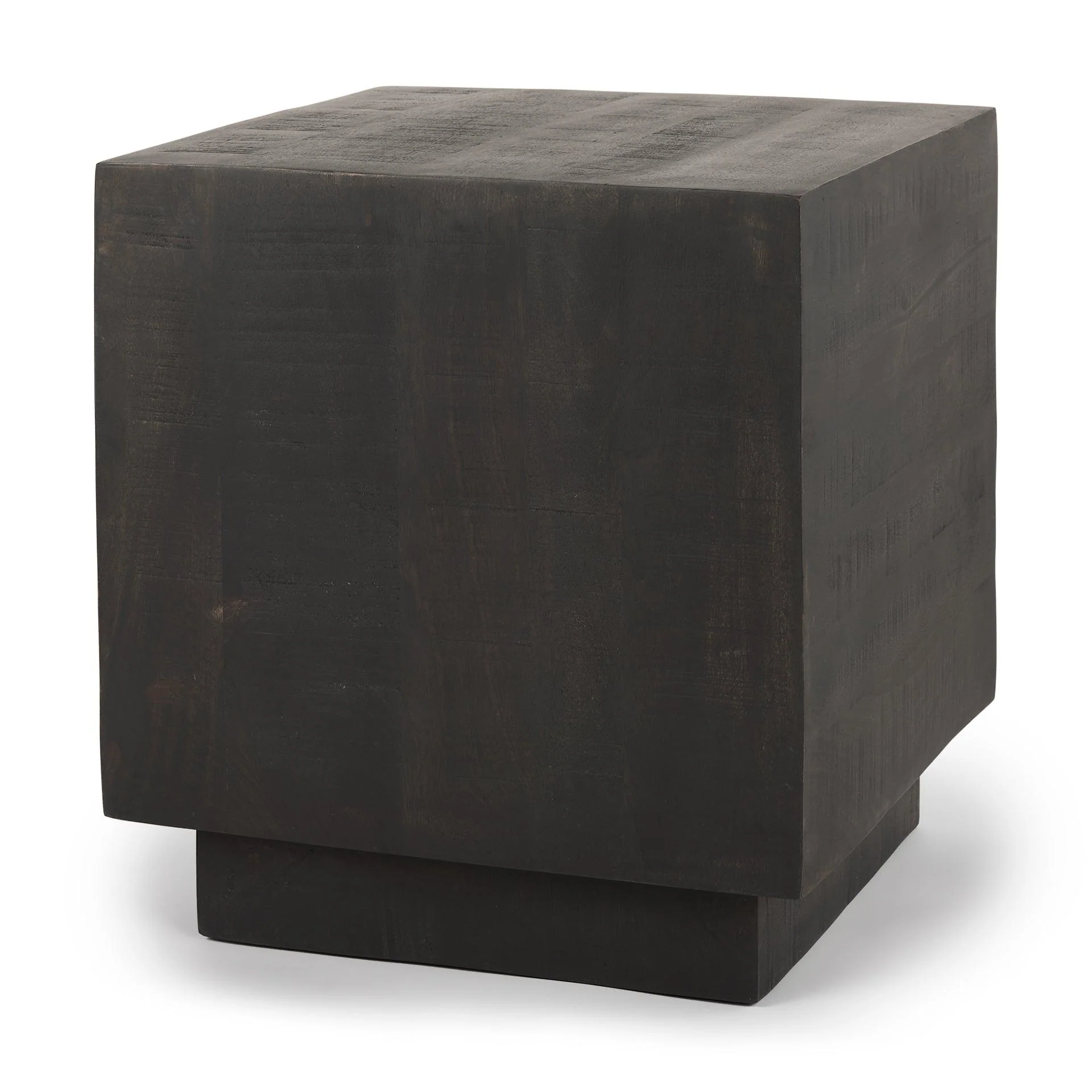 Hayden Dark Brown Wood End/Side Table - Remutear