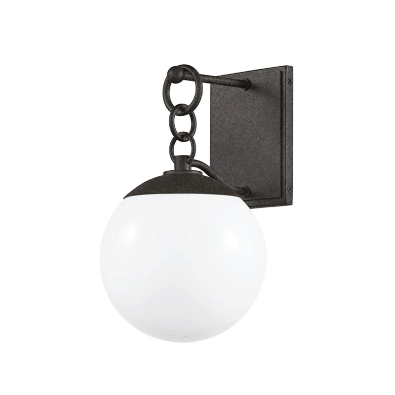 STORMY 1 LIGHT SMALL EXTERIOR WALL SCONCE - Remutear
