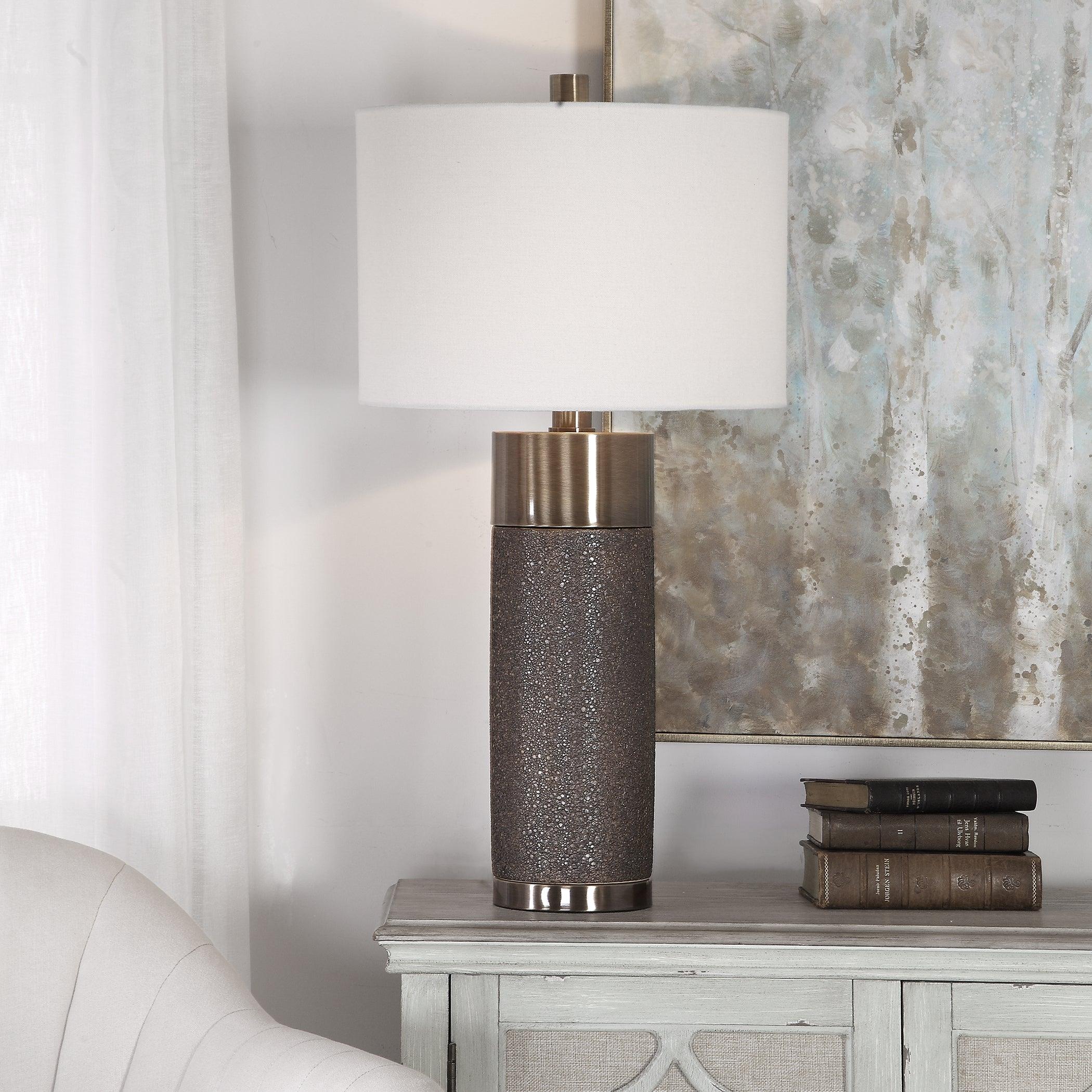 BRANNOCK BRONZE TABLE LAMP - Remutear