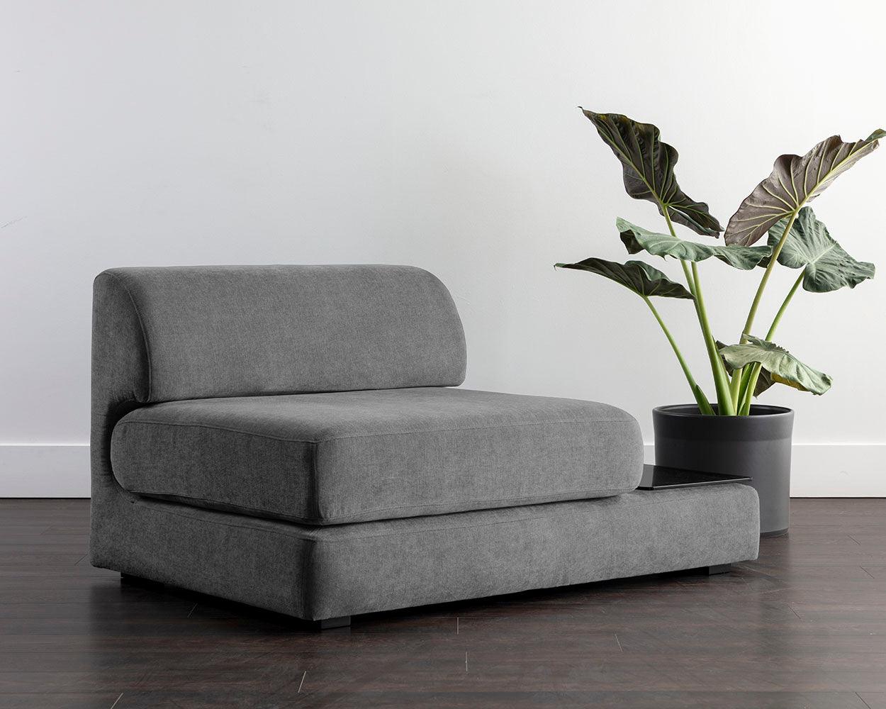 Harmony Modular - Armless Chair - Right Shelf - Remutear