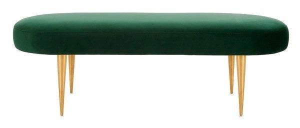 CORINNE VELVET OVAL BENCH - Remutear