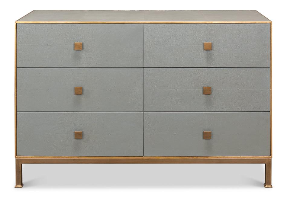 Gillian Six Drawer Dresser - Storm Grey - Remutear