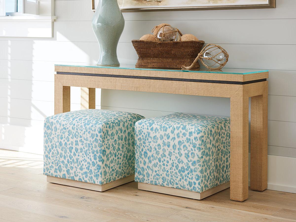 Newport Harbor Raffia Console - Remutear