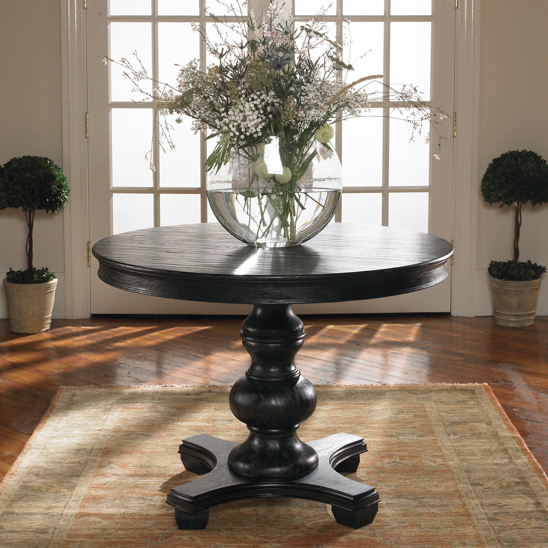 Brynmore Wood Grain Round Table - Remutear
