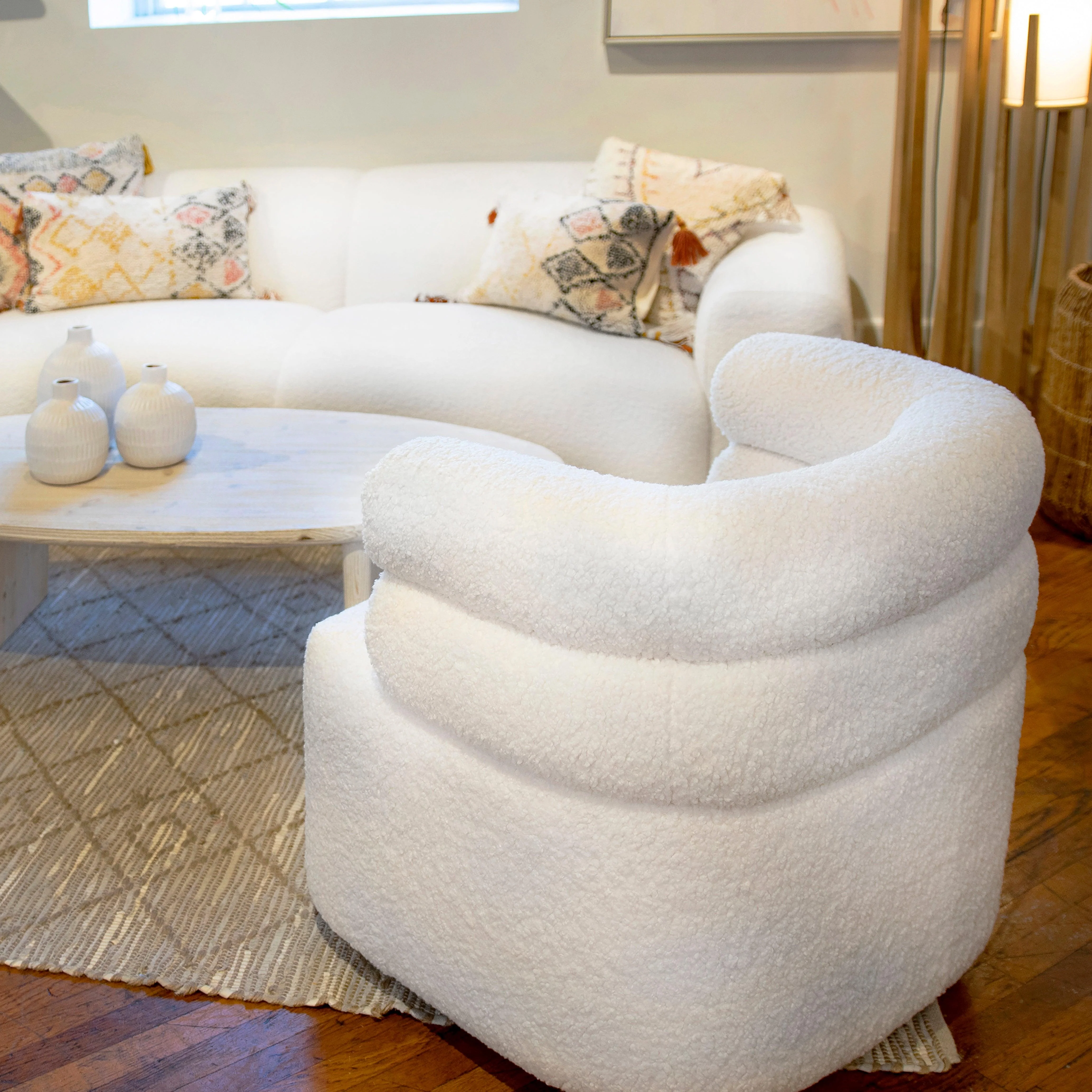 Jolon Swivel Chair W/ Perf Fabric - Remutear