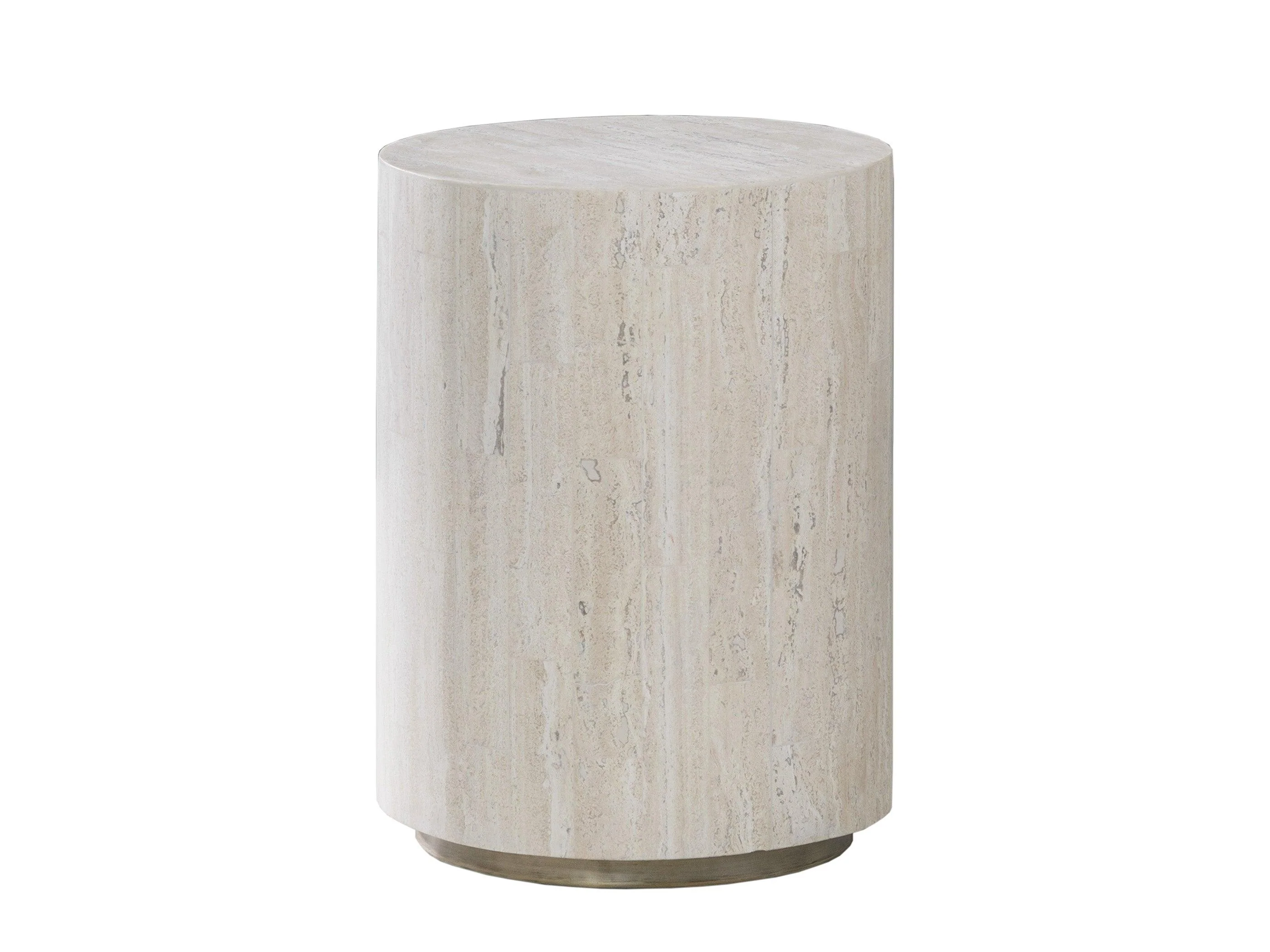 Signature Designs Cassio Round Drum Spot Table - Remutear
