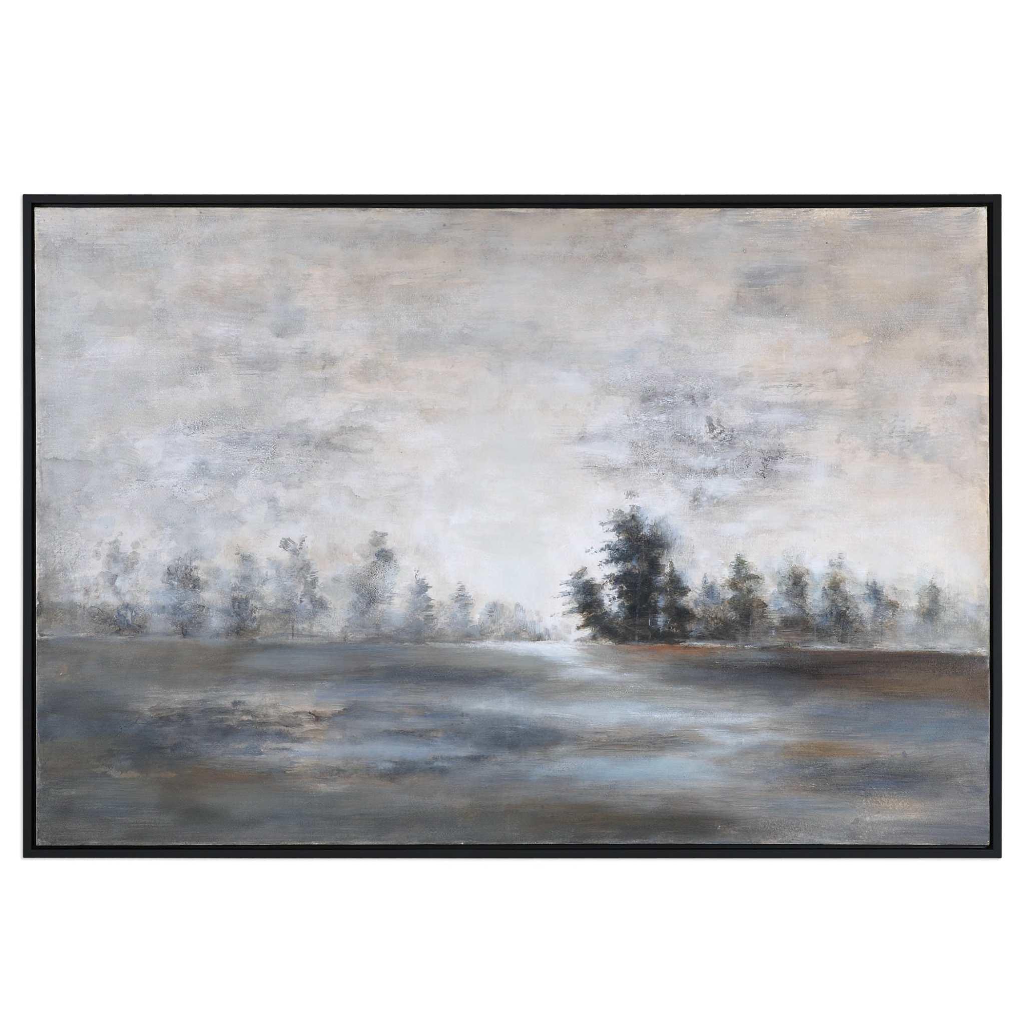 Evening Mist Landscape Art - Remutear