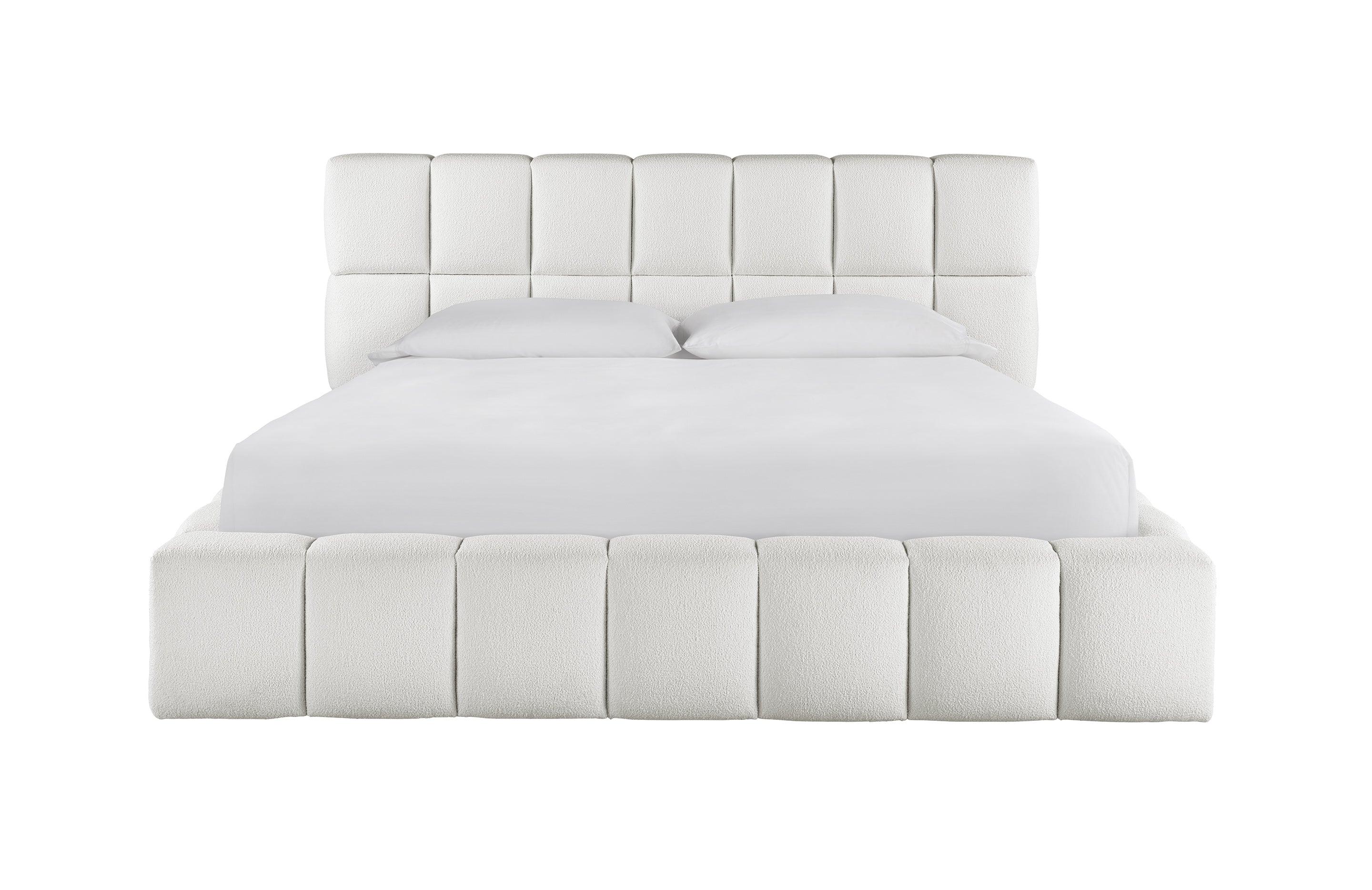 Modern Nomad Upholstered Platform Bed - Remutear