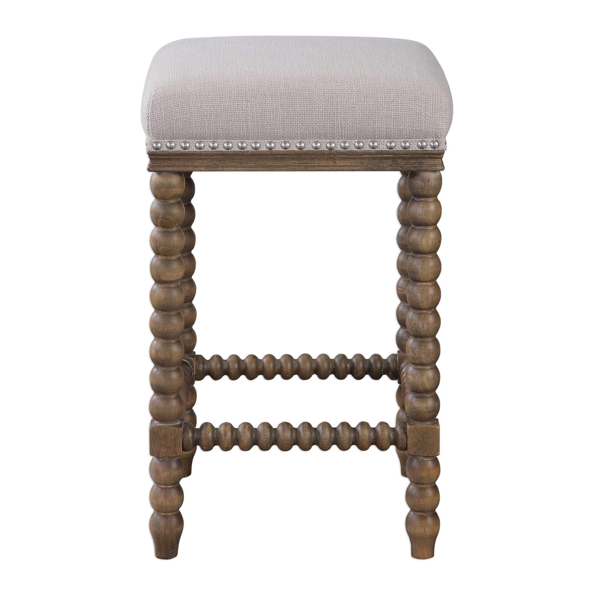 PRYCE WOODEN COUNTER STOOL - Remutear