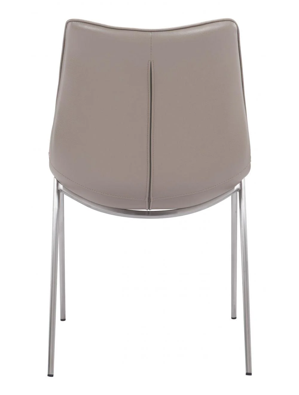 Magnus Dining Chair (Set of 2) Gray & Silver - Remutear