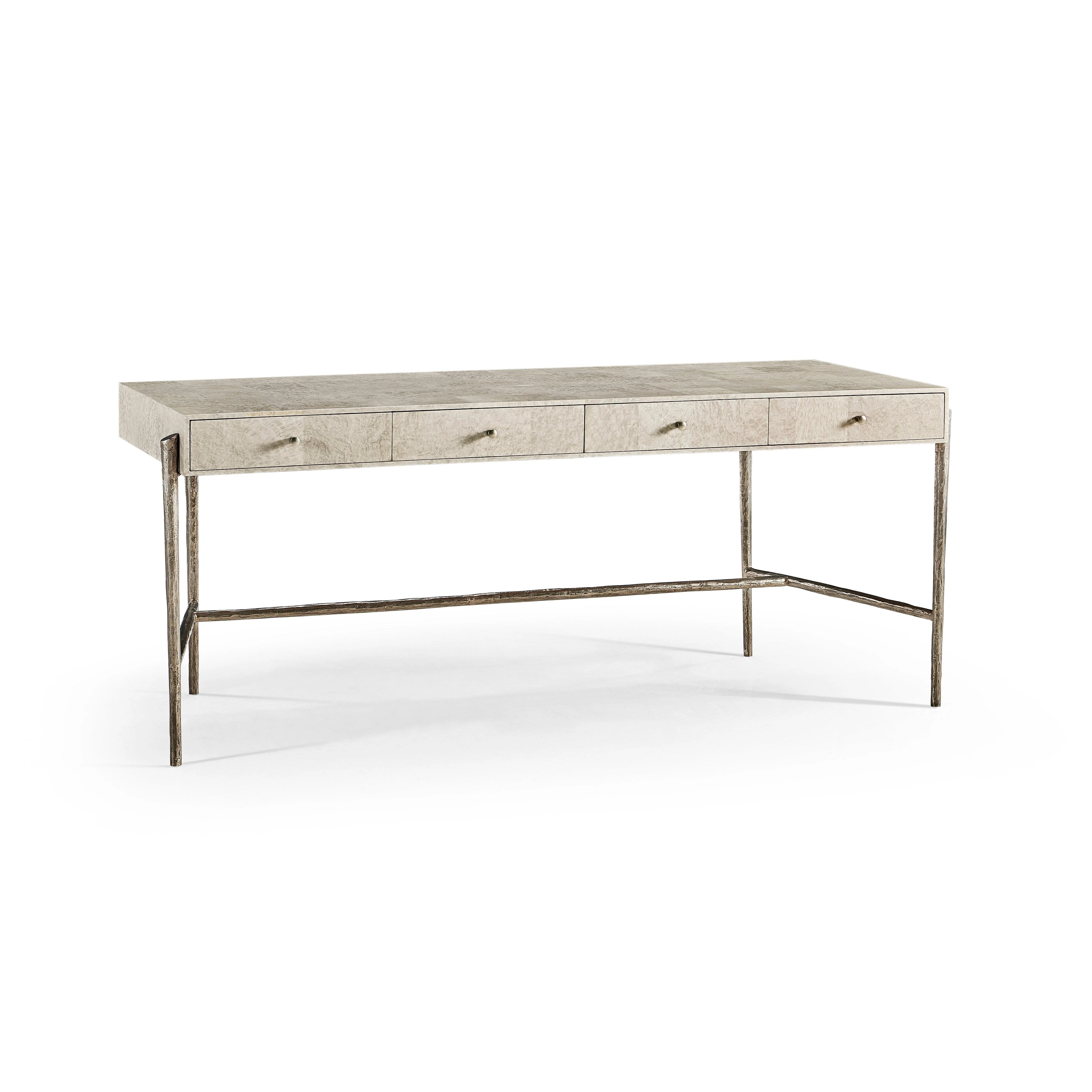 Water Surge Madrona Burl Desk - Remutear