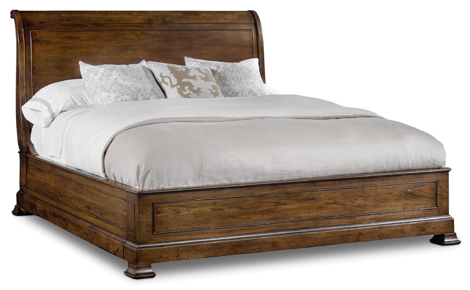 Archivist Sleigh Bed with Low Footboard - Remutear