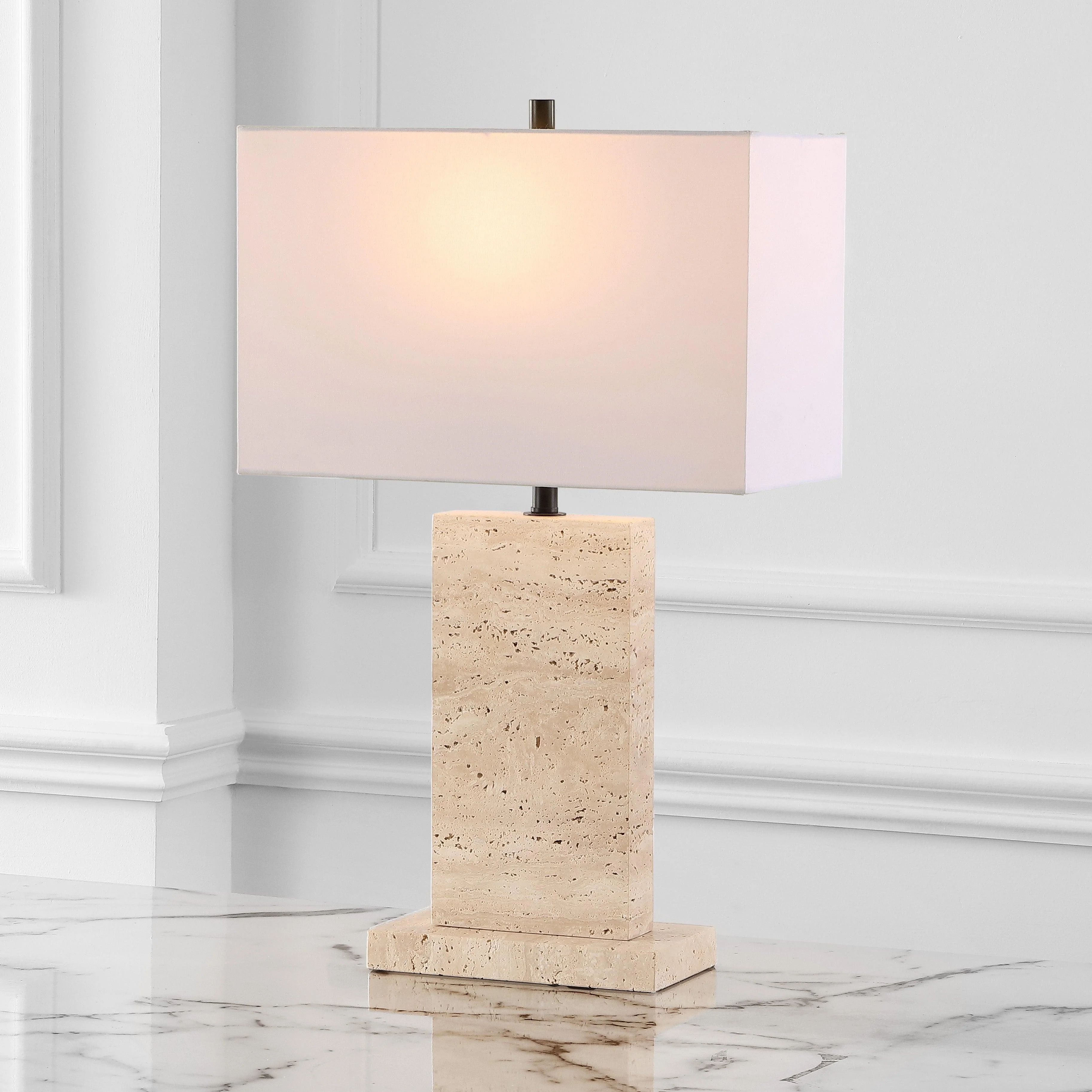 JENNABRIANA TRAVERTINE LAMP - Remutear