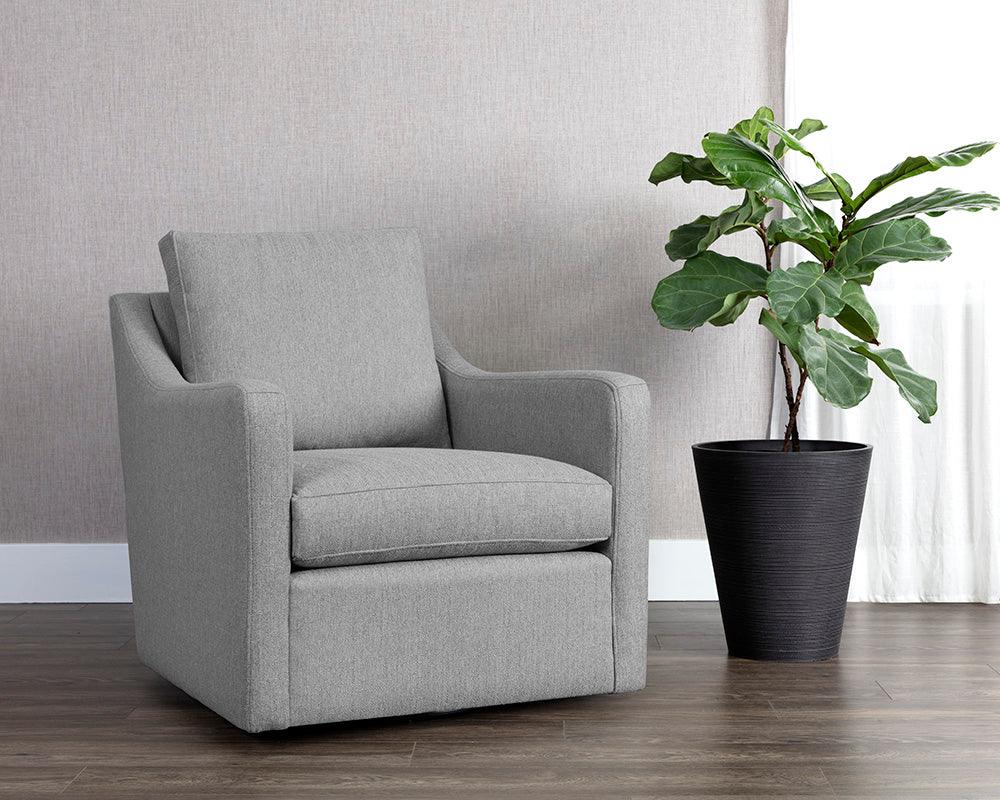 Brianna Swivel Lounge Chair - Remutear