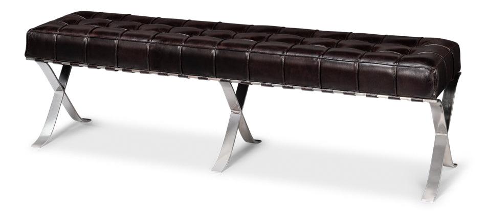 Catalunya Long Bench - Dark Brown - Remutear
