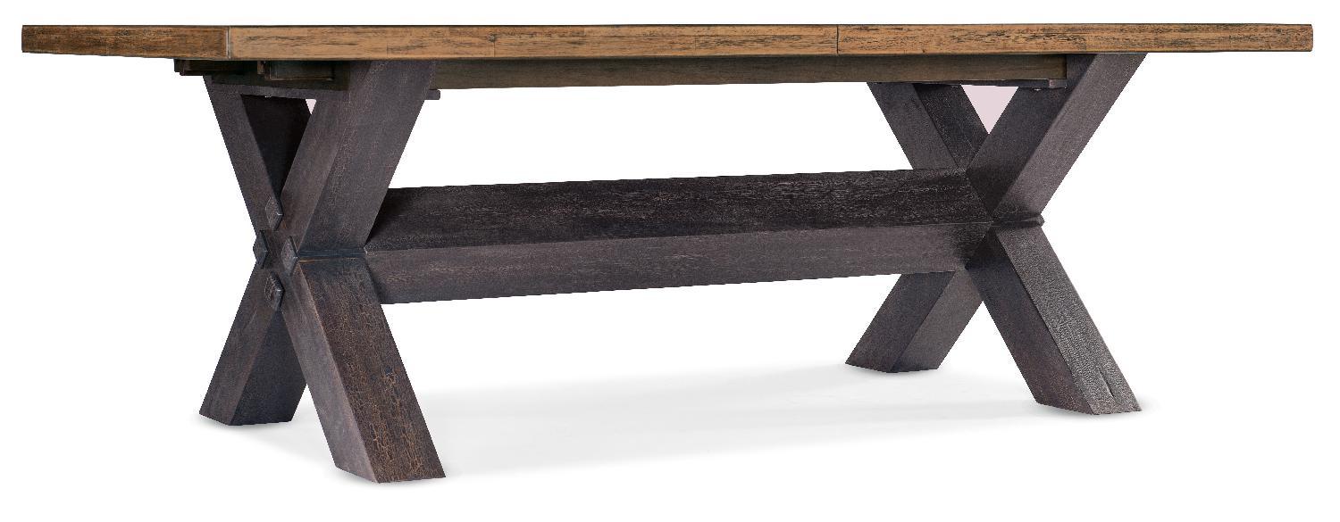 Big Sky Trestle Dining Table with2-20in leaves - Remutear