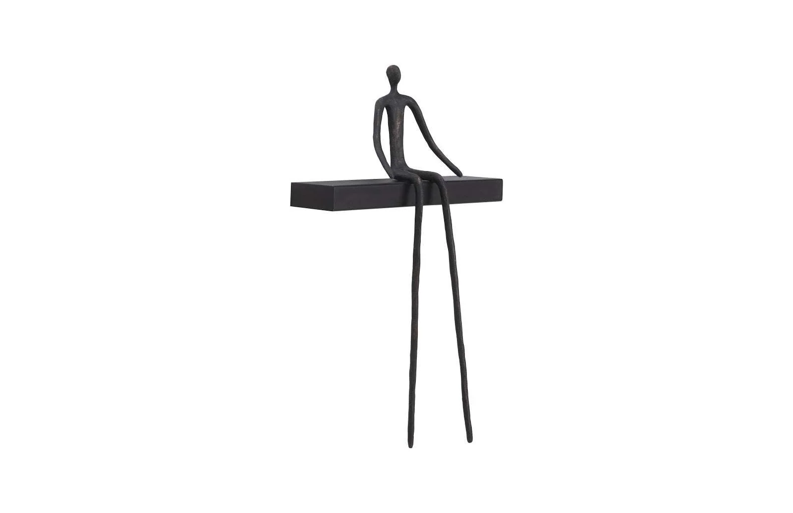 Moveable Man On Short Shelf , Sitting, A - Remutear