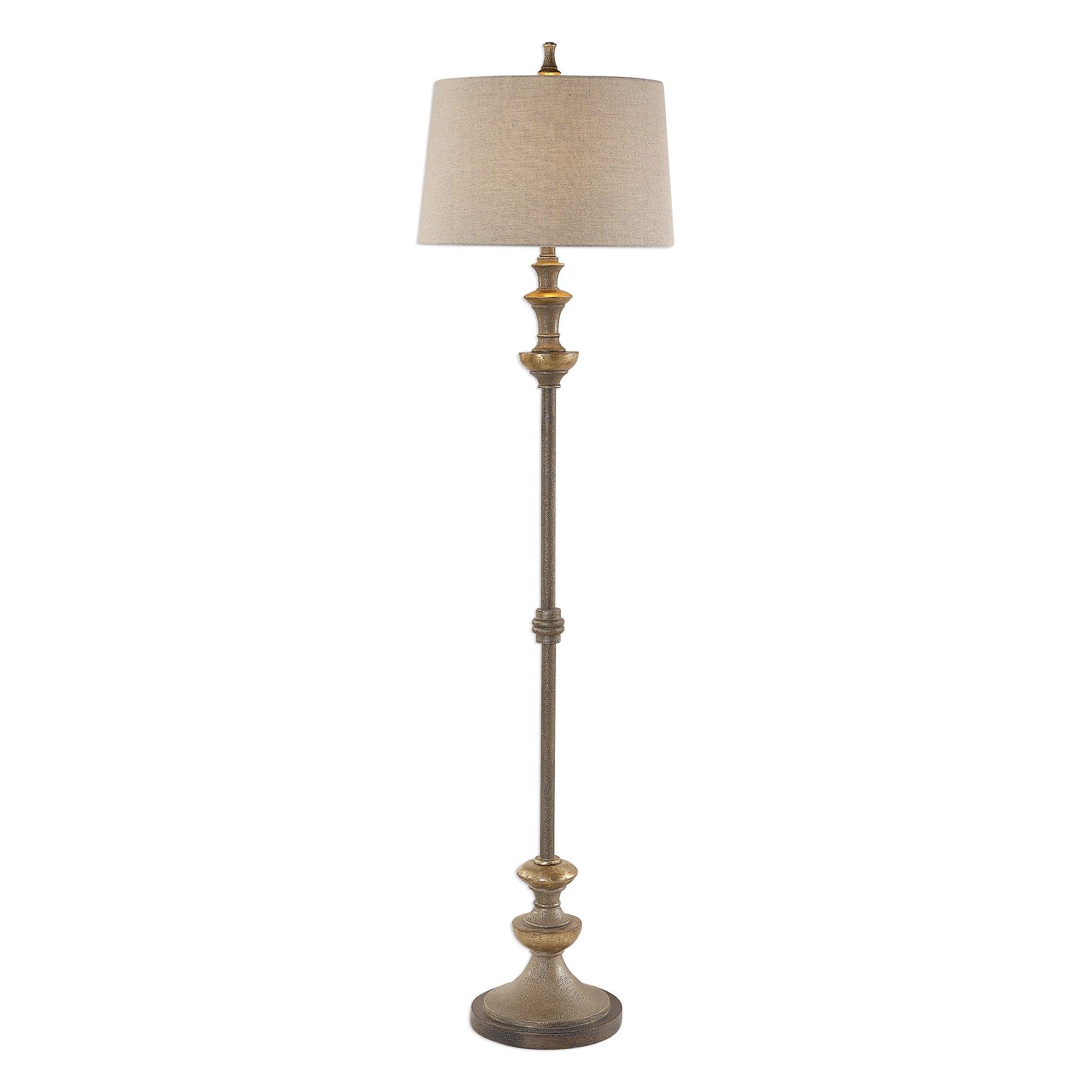 Vetralla Silver Bronze Floor Lamp - Remutear