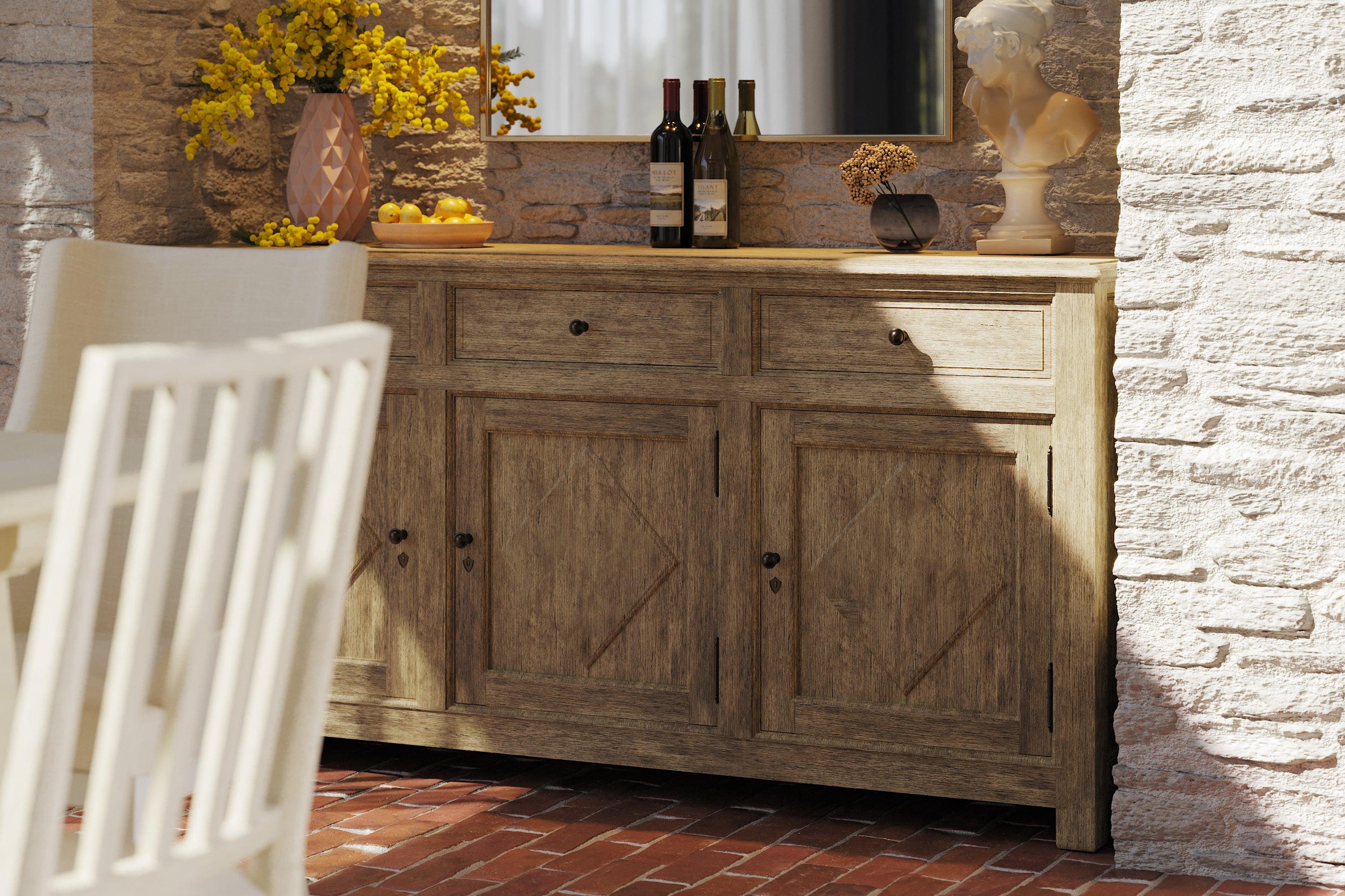 Timeless Eon Rustic French Credenza - Remutear