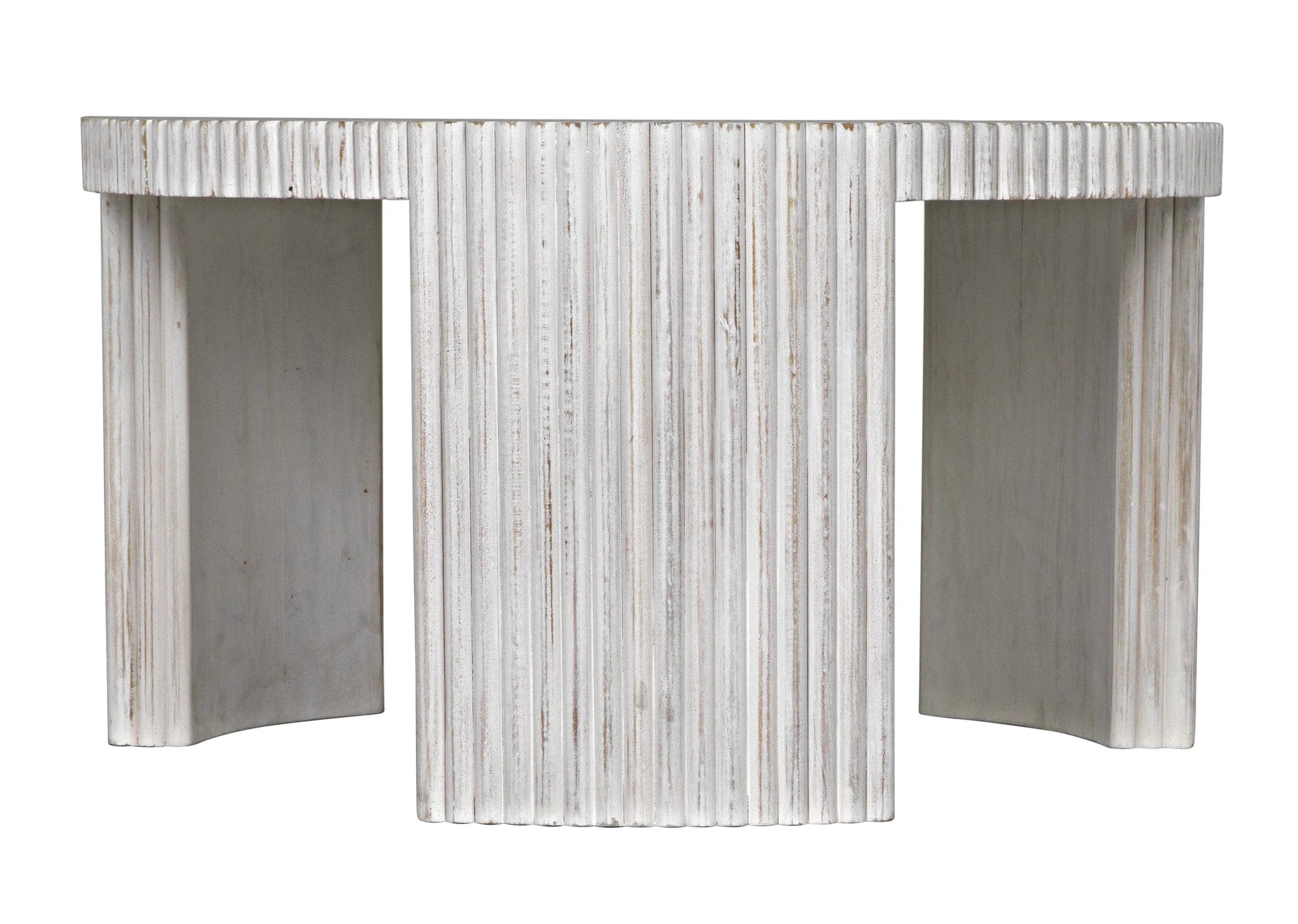 Jgor Side/Coffee Table, White Wash - Remutear