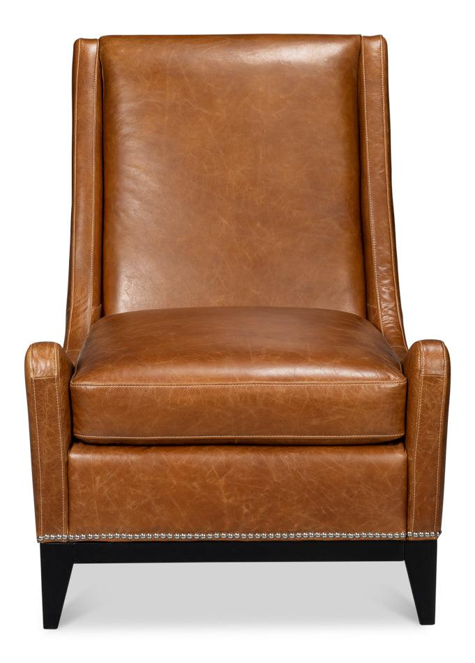 Brandy Accent Chair - Cuba Brown - Remutear