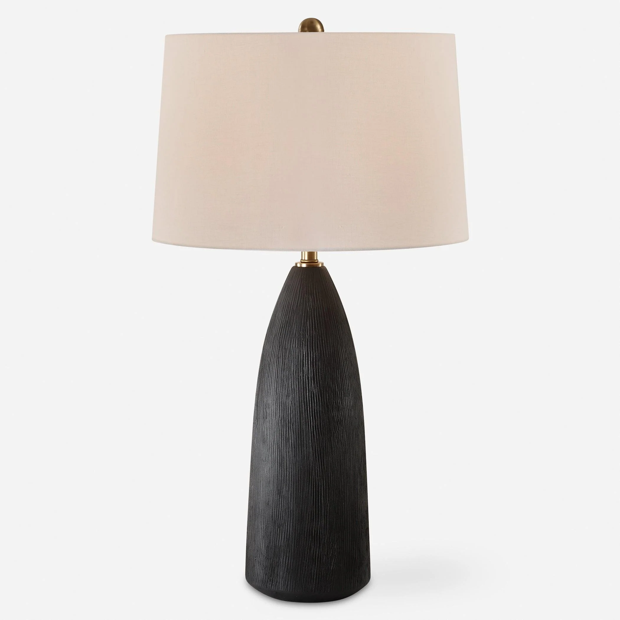 Jett Black Table Lamp - Remutear