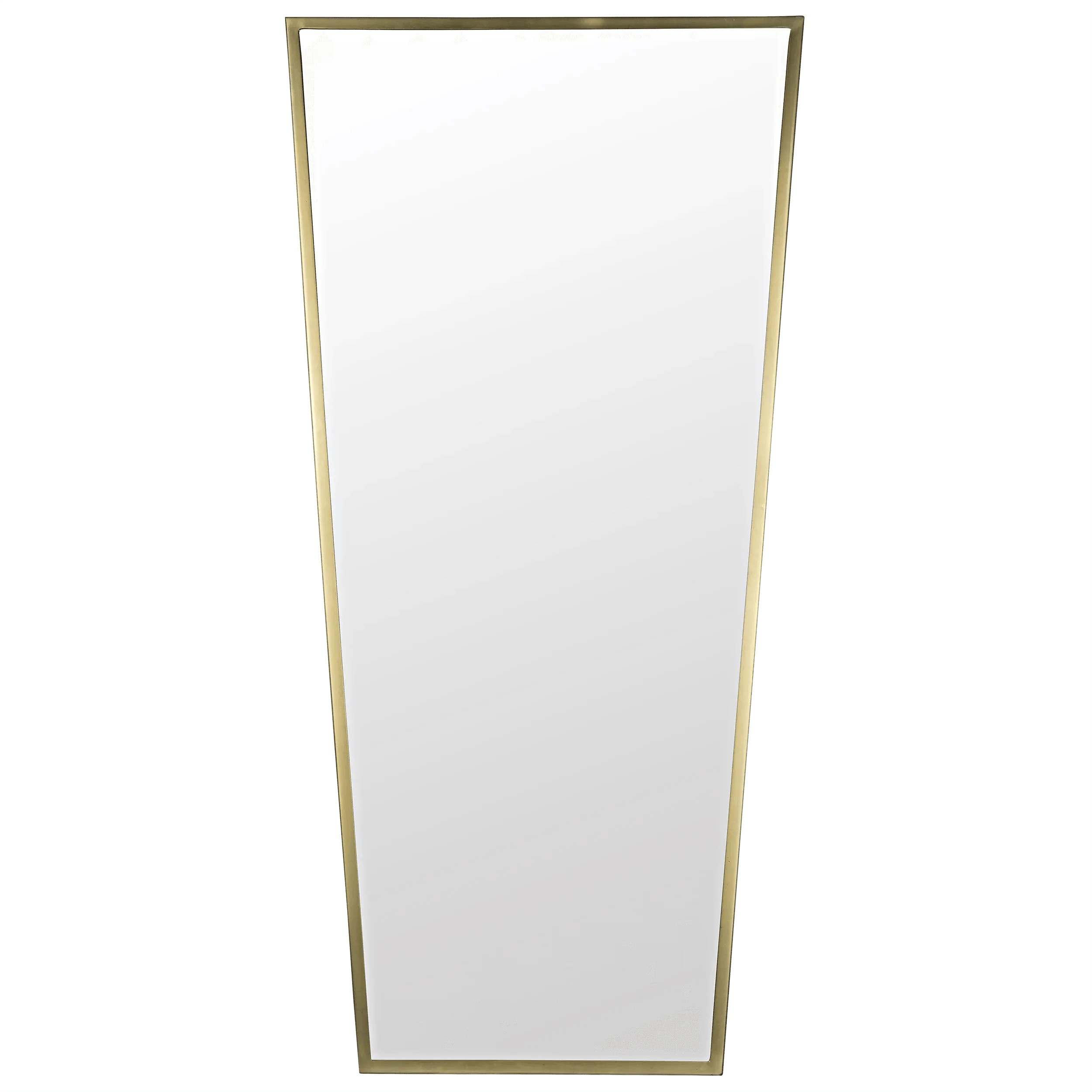 Cassio Mirror, Steel with Brass Finish - Remutear