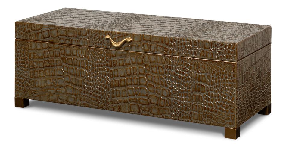 Lyle Leather Box - Antique Green - Remutear