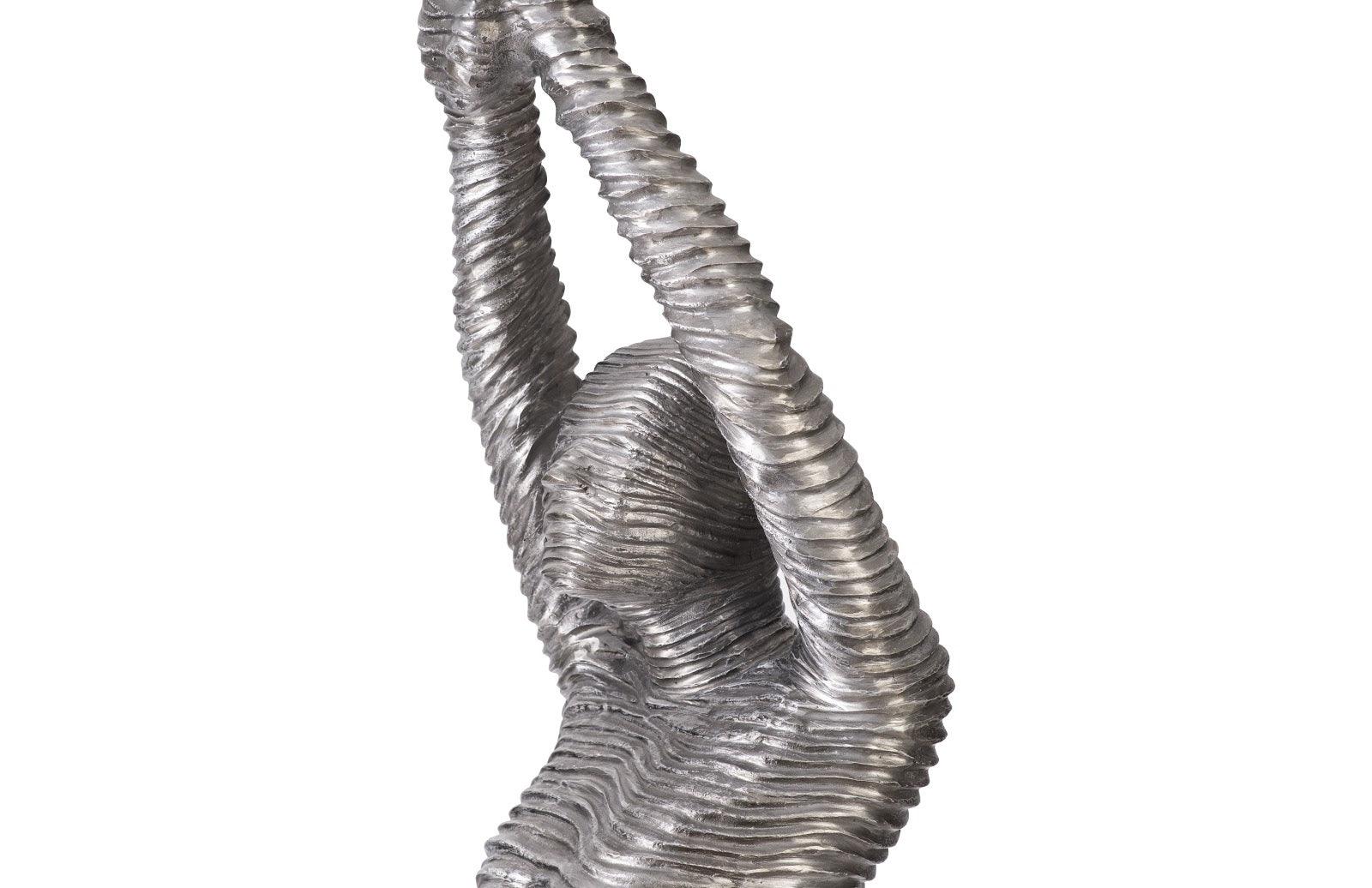 Standing Diving Sculpture, Black/Silver, Aluminum - Remutear