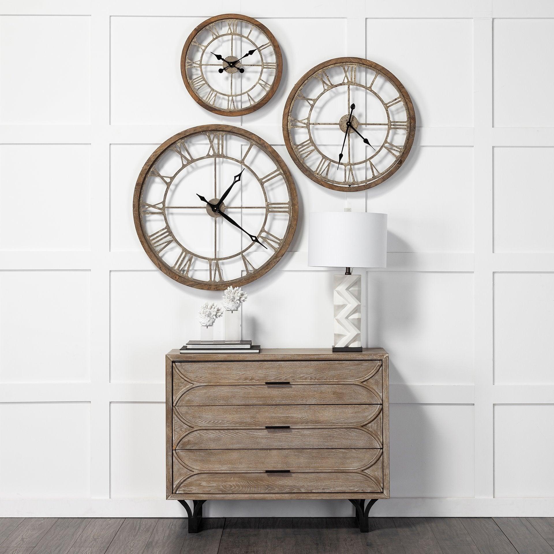 Mething Farmhouse Wall Clock - Remutear