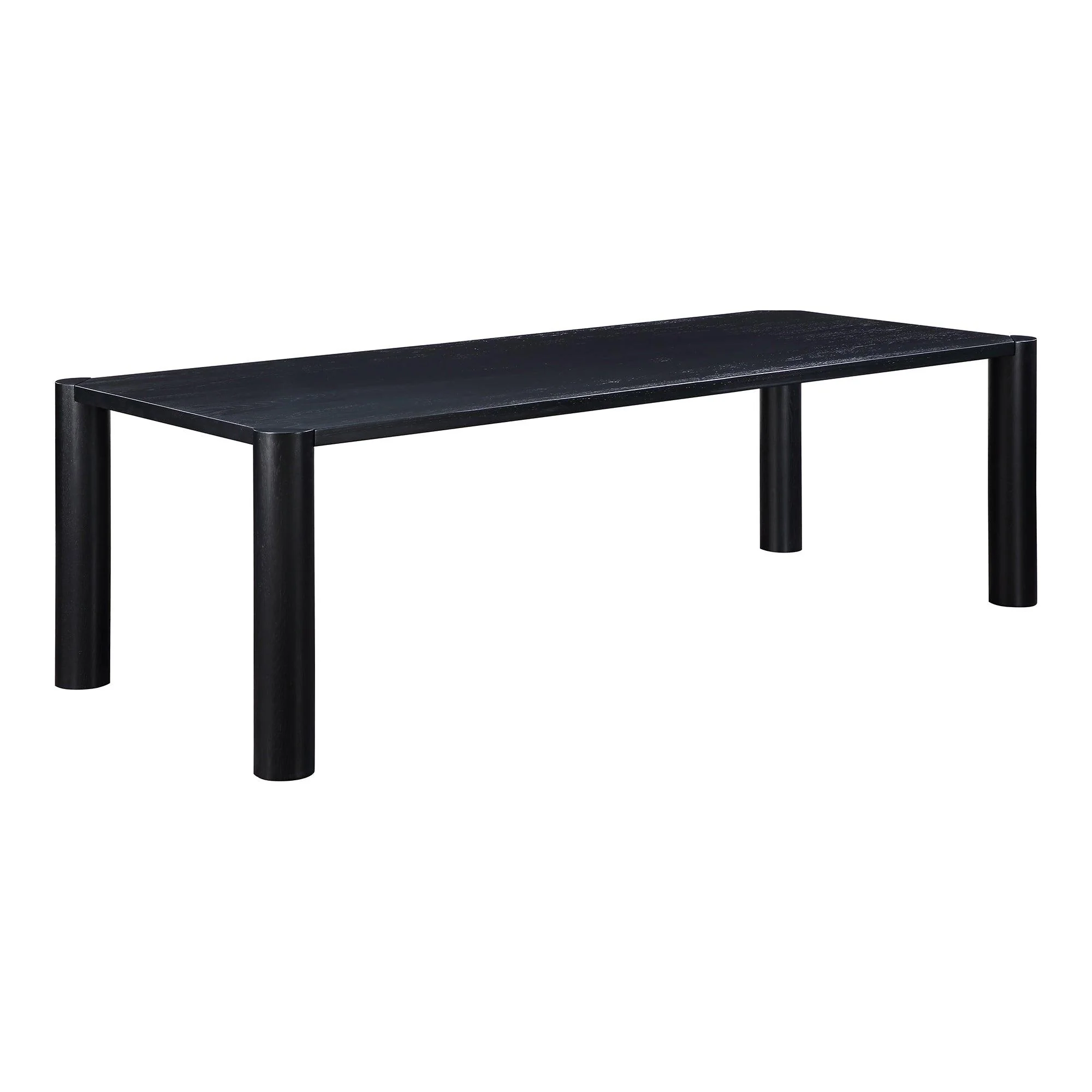 Post Dining Table Large Oak Black - Remutear