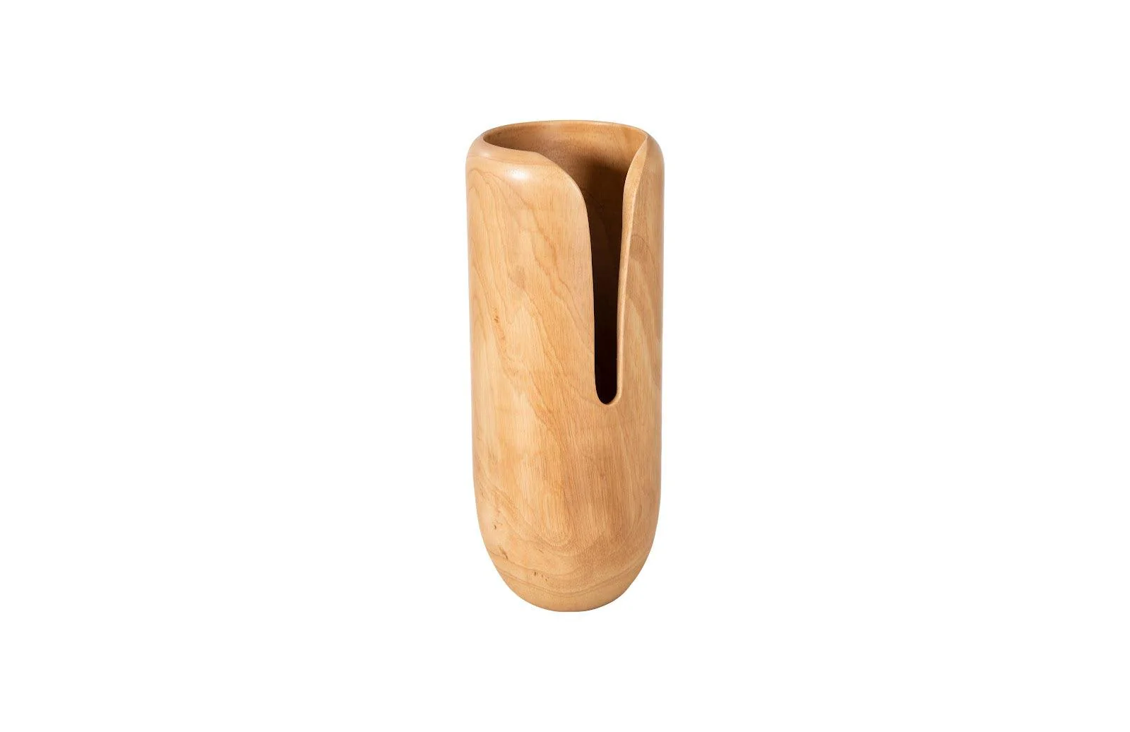 Interval Wood Vase, Natural, Medium - Remutear