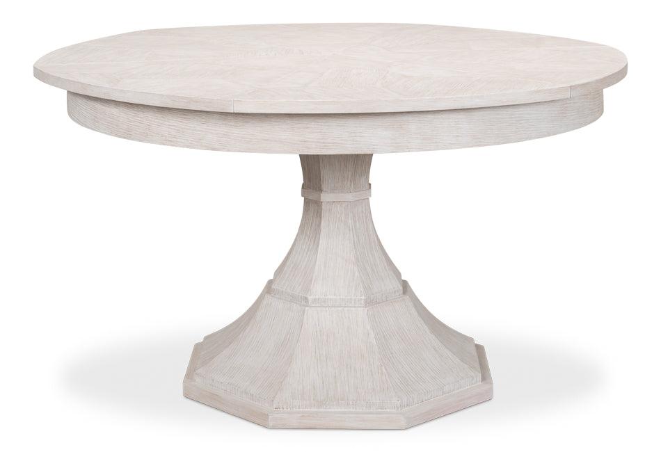 Giselle Jupe Table Med - Whitewash White - Remutear