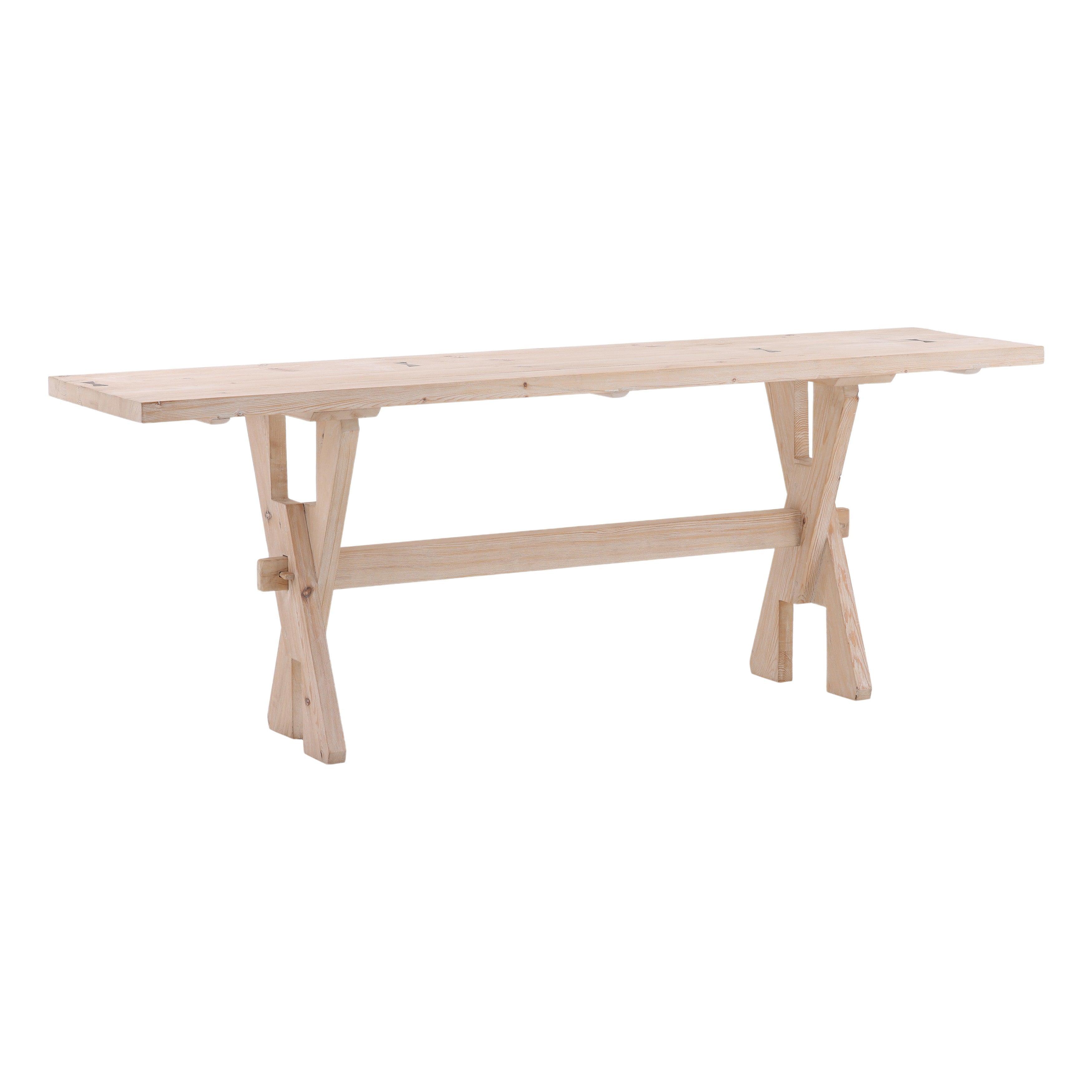 Anisa Console Table Greywash - Remutear
