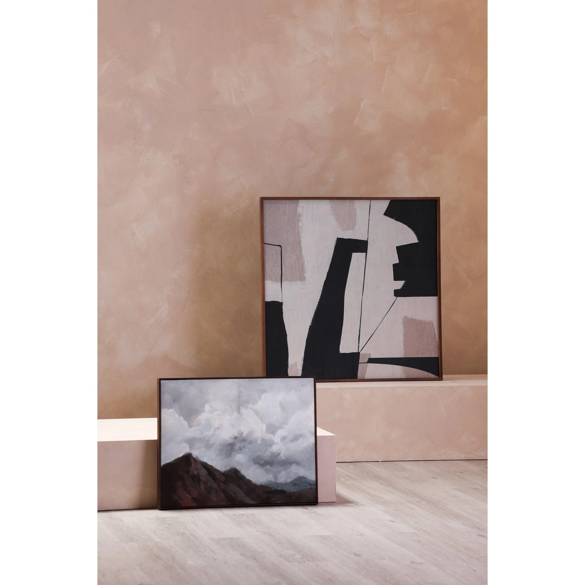Nostalgia Framed Painting Warm Palette - Remutear