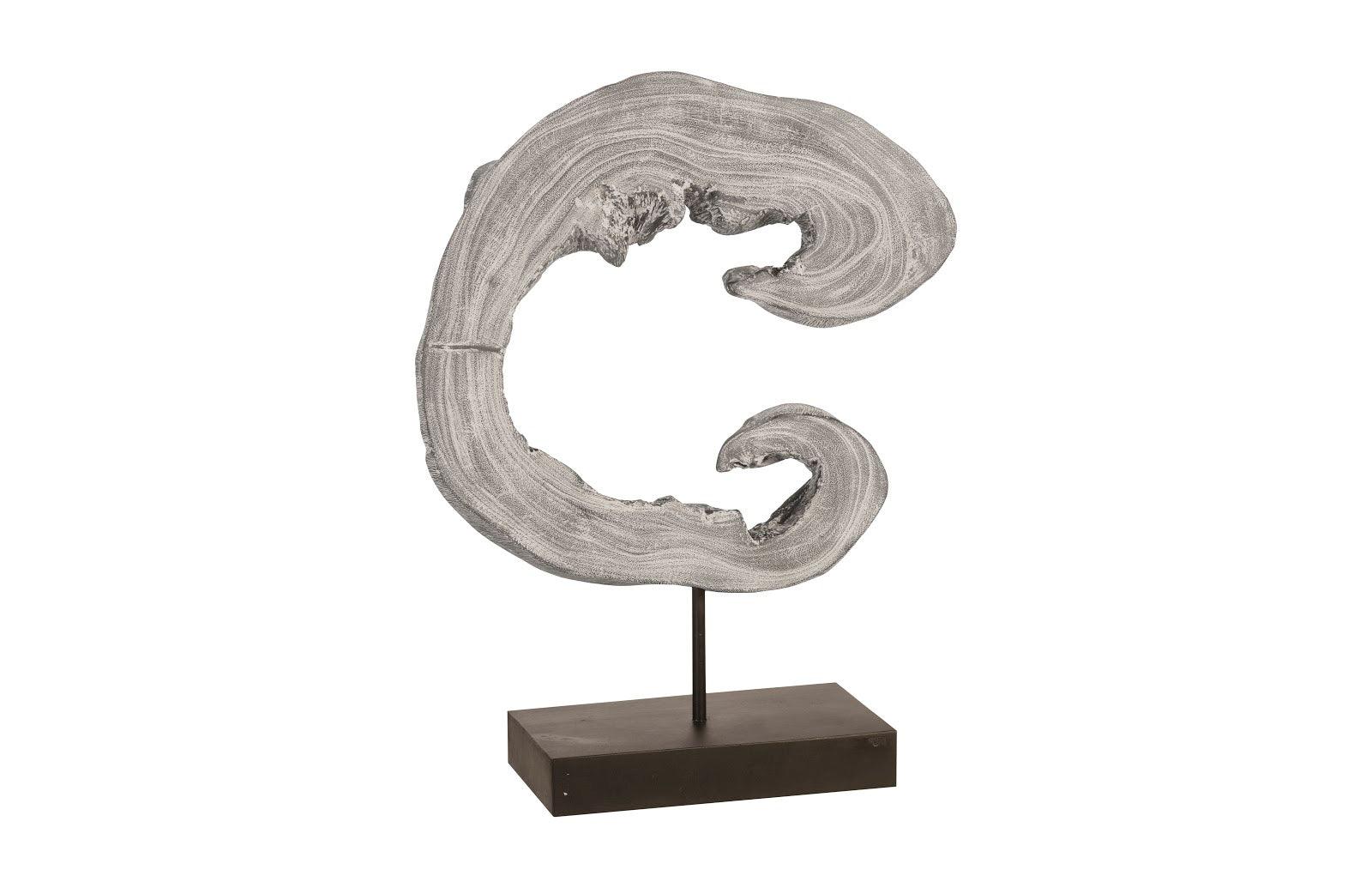 Creature Sculpture on Stand, Gray Stone - Remutear